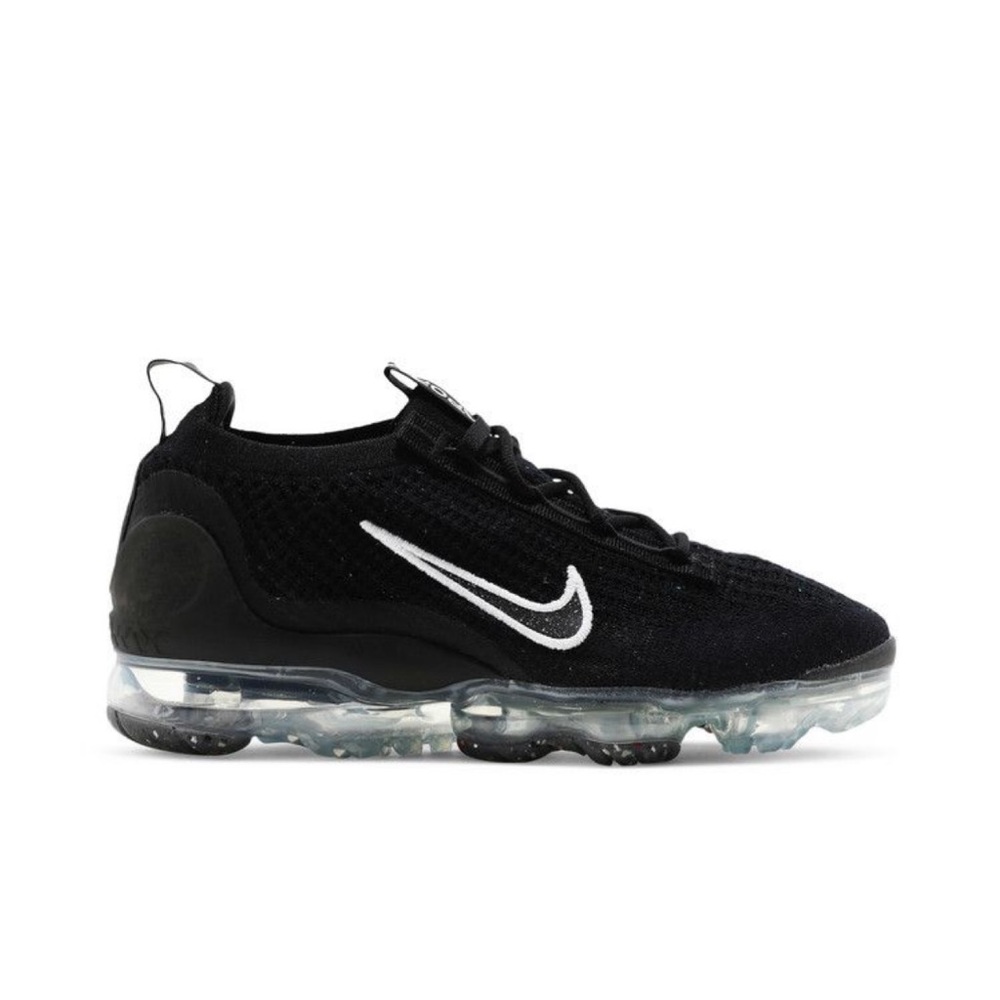 New Nike Flyknit VaporMax 2021 Running Shoes - Black/White